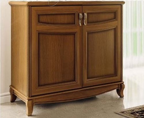 Camel Fantasia Day Walnut Italian 2 Door Buffet Sideboard