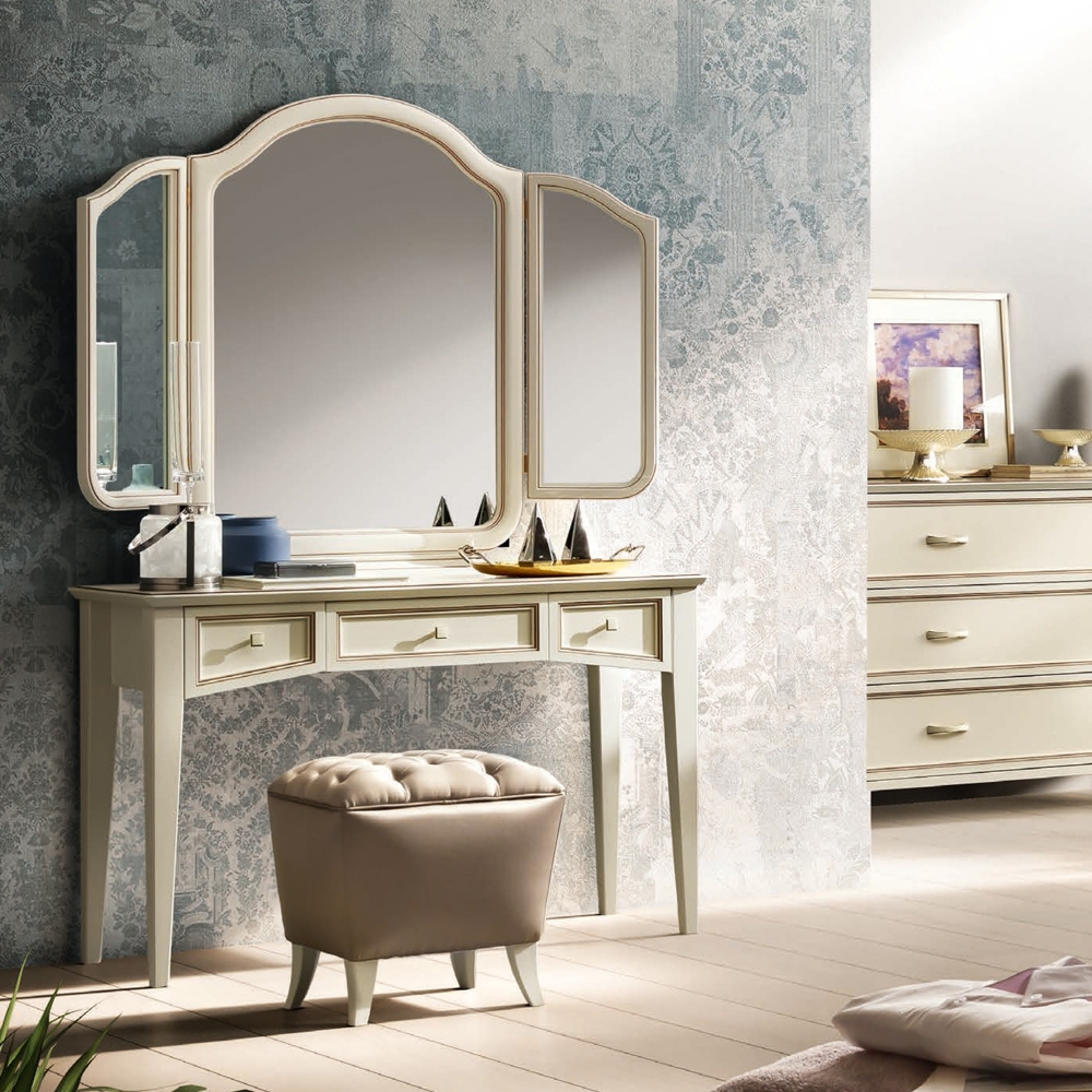 Camel Giotto Night Bianco Antico Italian Dressing Table