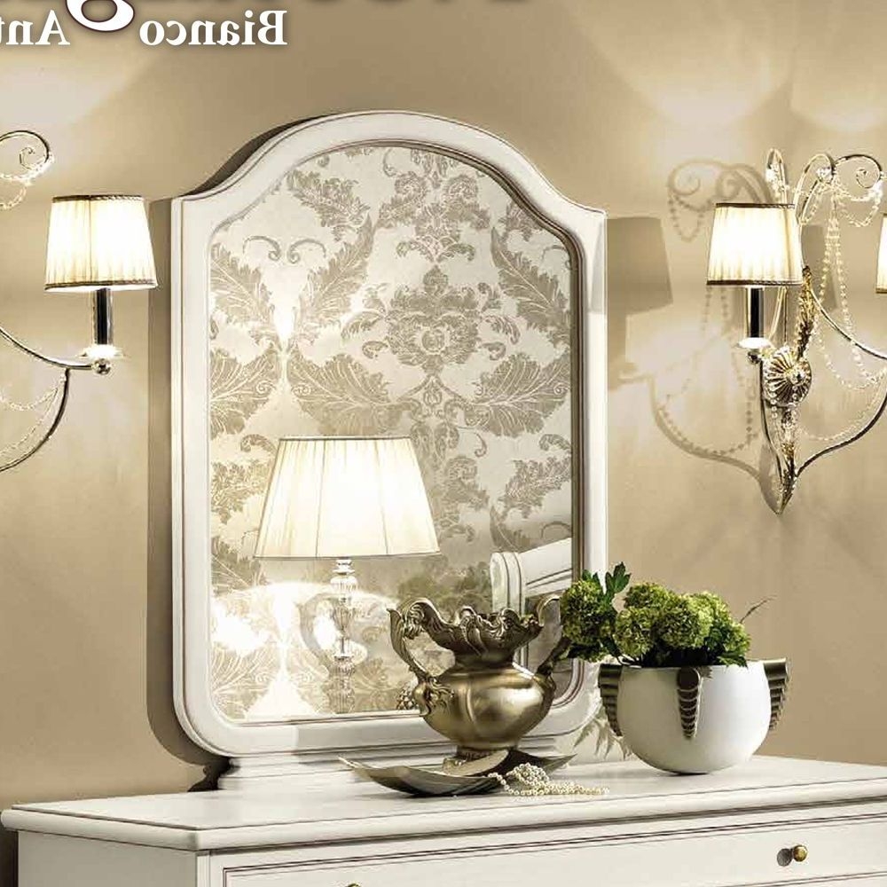 Camel Nostalgia Bianco Antico Italian Large Mirror 110cm X 101cm