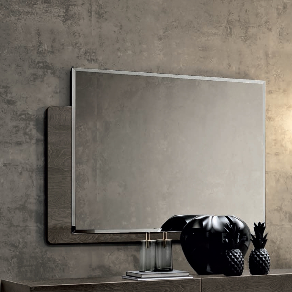 Camel Tekno Night Silver Birch Italian Rectangular Mirror 120cm X 90cm