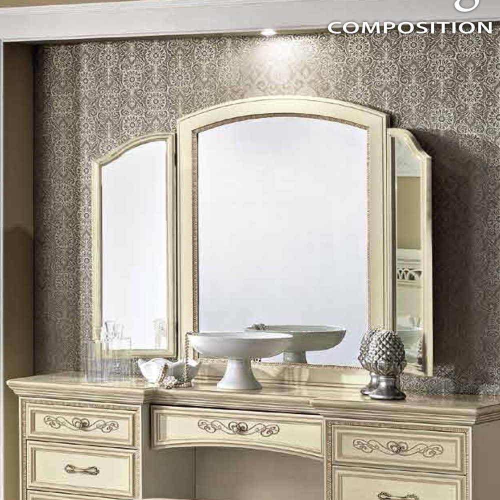 Camel Torriani Night Ivory Italian Vanity Mirror