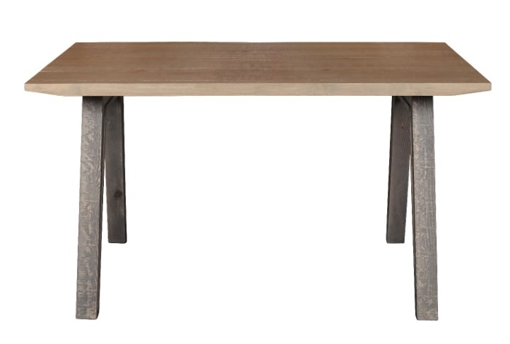 Carlton Boardwalk Distressed Pine Dining Table 140cm Rectangular Top