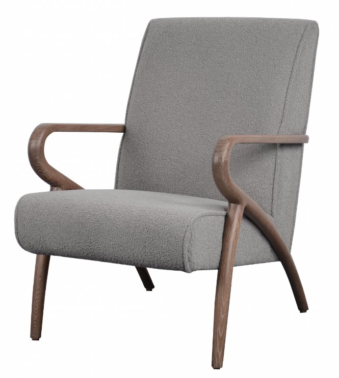 Carlton Additions Grey Fabric Armchair