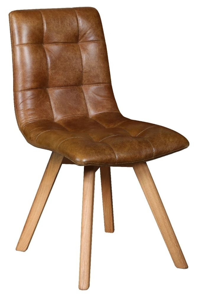 Carlton Allegro Amalfi Brown Leather Dining Chair Sold In Pairs