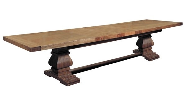 Carlton Windermere Oak Extending Dining Table Rectangular Top