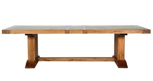 Carlton Windermere Oak Extending Dining Table 250cm 330cm Rectangular Top