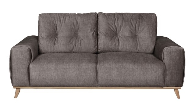 Carlton Connections Grey Fabric 2 Seater Sofa