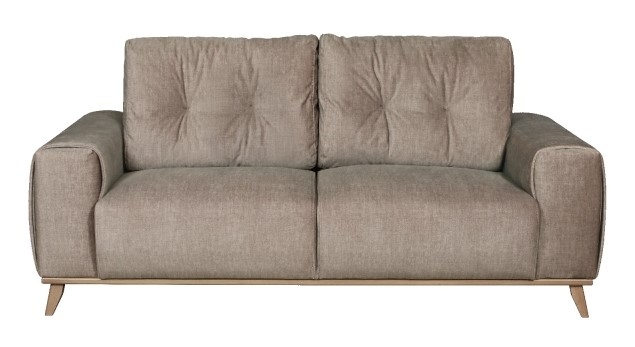 Carlton Connections Taupe Fabric 2 Seater Sofa