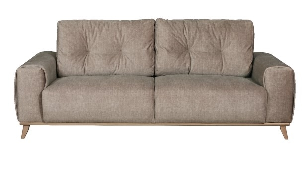 Carlton Connections Taupe Fabric 3 Seater Sofa