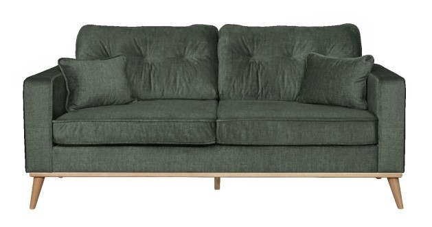 Carlton Connections Nero Winter Moss Fabric 2 Seater Sofa