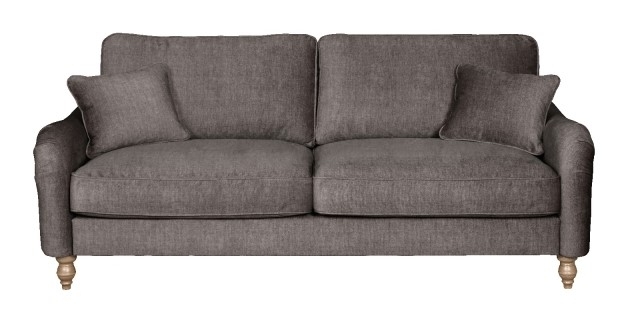 Carlton Connections Soho Grey Fabric 3 Seater Sofa
