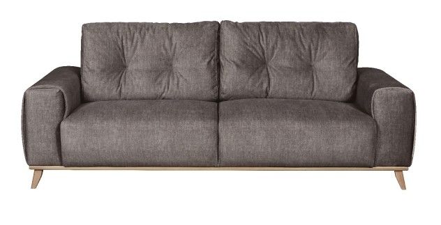 Carlton Connections Grey Fabric 3 Seater Sofa