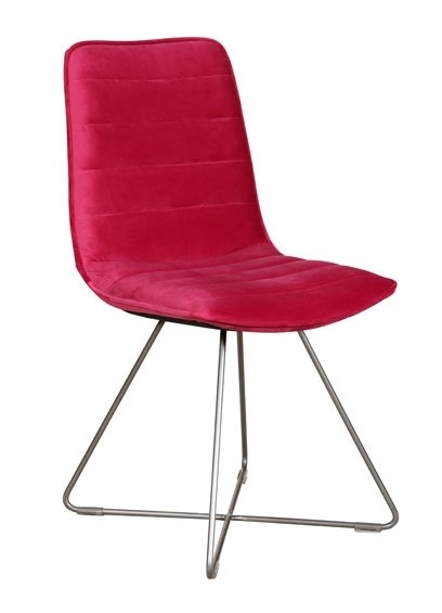 Carlton Contempo Bespoke Ivor Fabric With Metal Legs Dining Chair