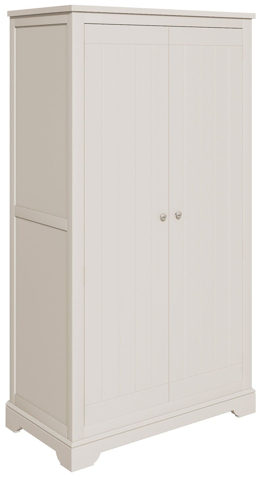 Berkeley Grey Painted Wardrobe With 2 Doors