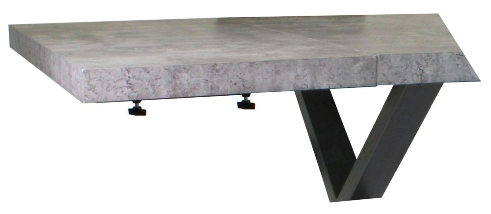 Fusion Stone Effect Extension Leaf Dining Table Clearance Fs475
