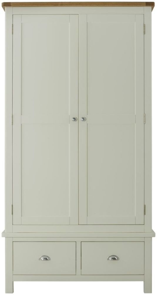 Clearance Portland Stone Painted Gents Wardrobe Fss14818