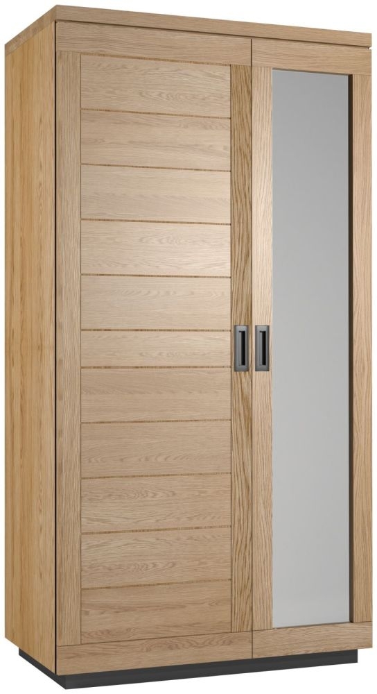 Fusion Oak 2 Door Wardrobe