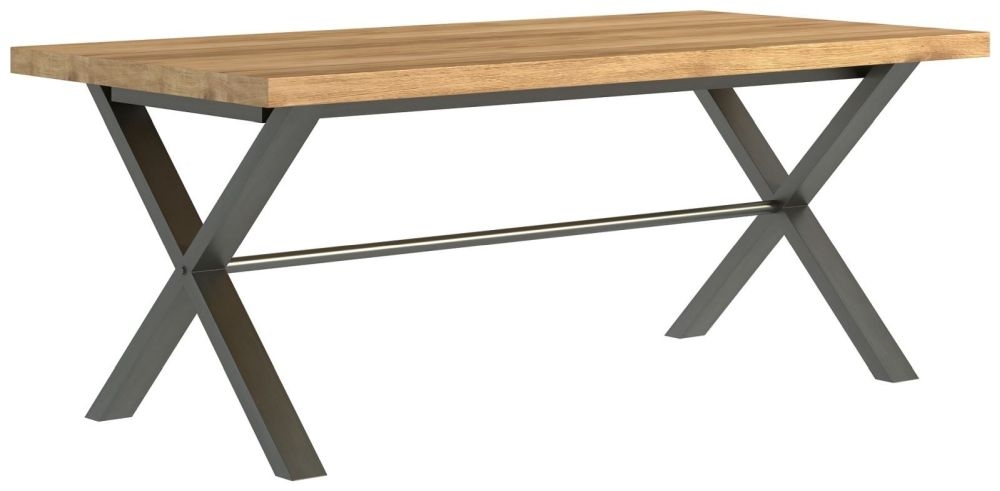 Fusion Oak 190cm Dining Table