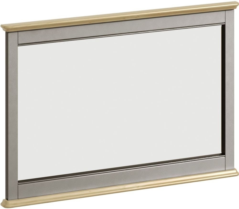 Harmony Grey Painted Rectangular Mirror 100cm X 676cm