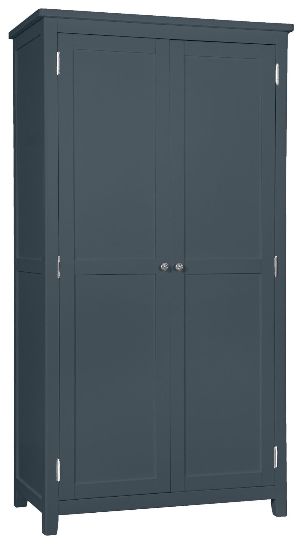 Henley Blue Painted Wardrobe With 2 Door