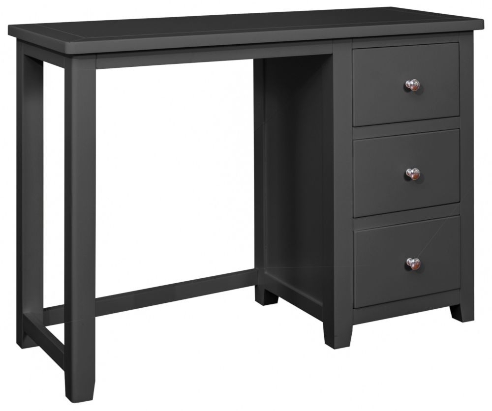 Henley Charcoal Painted 3 Drawer Dressing Table