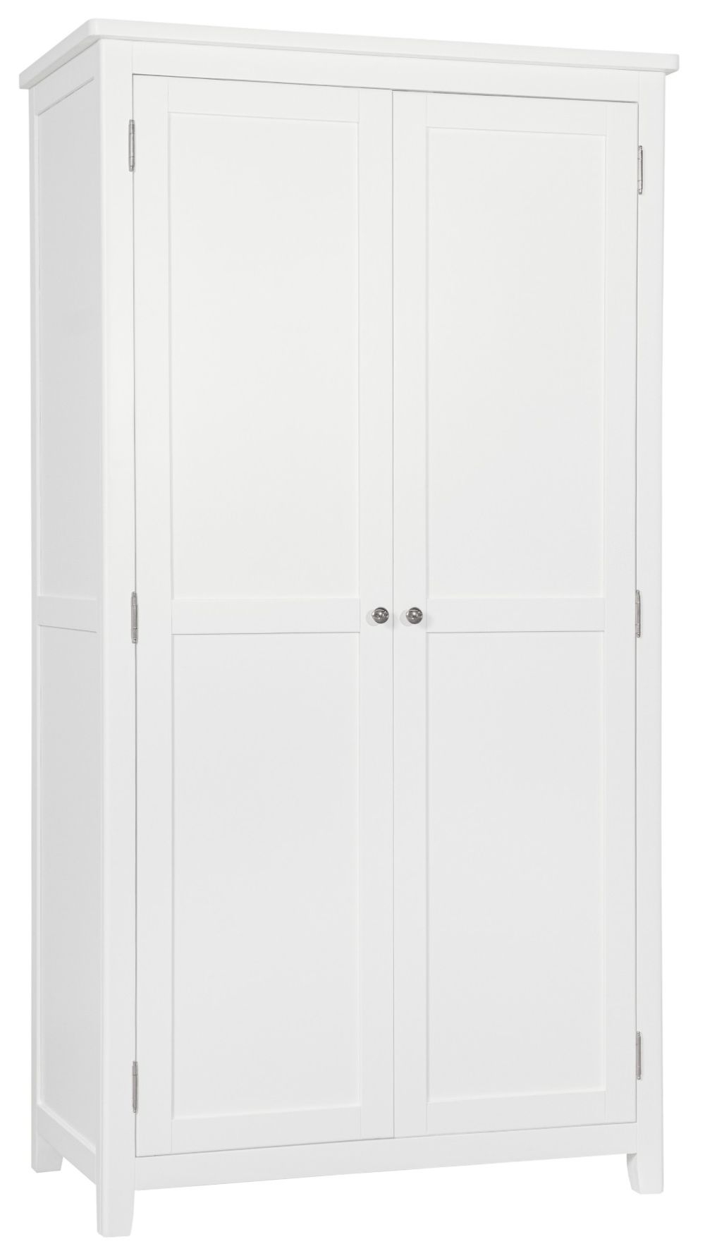 Henley White Painted Wardrobe With 2 Door