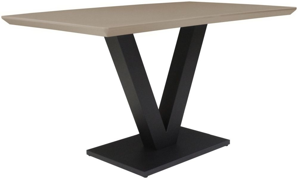 Larson Cappuccino Gloss Dining Table