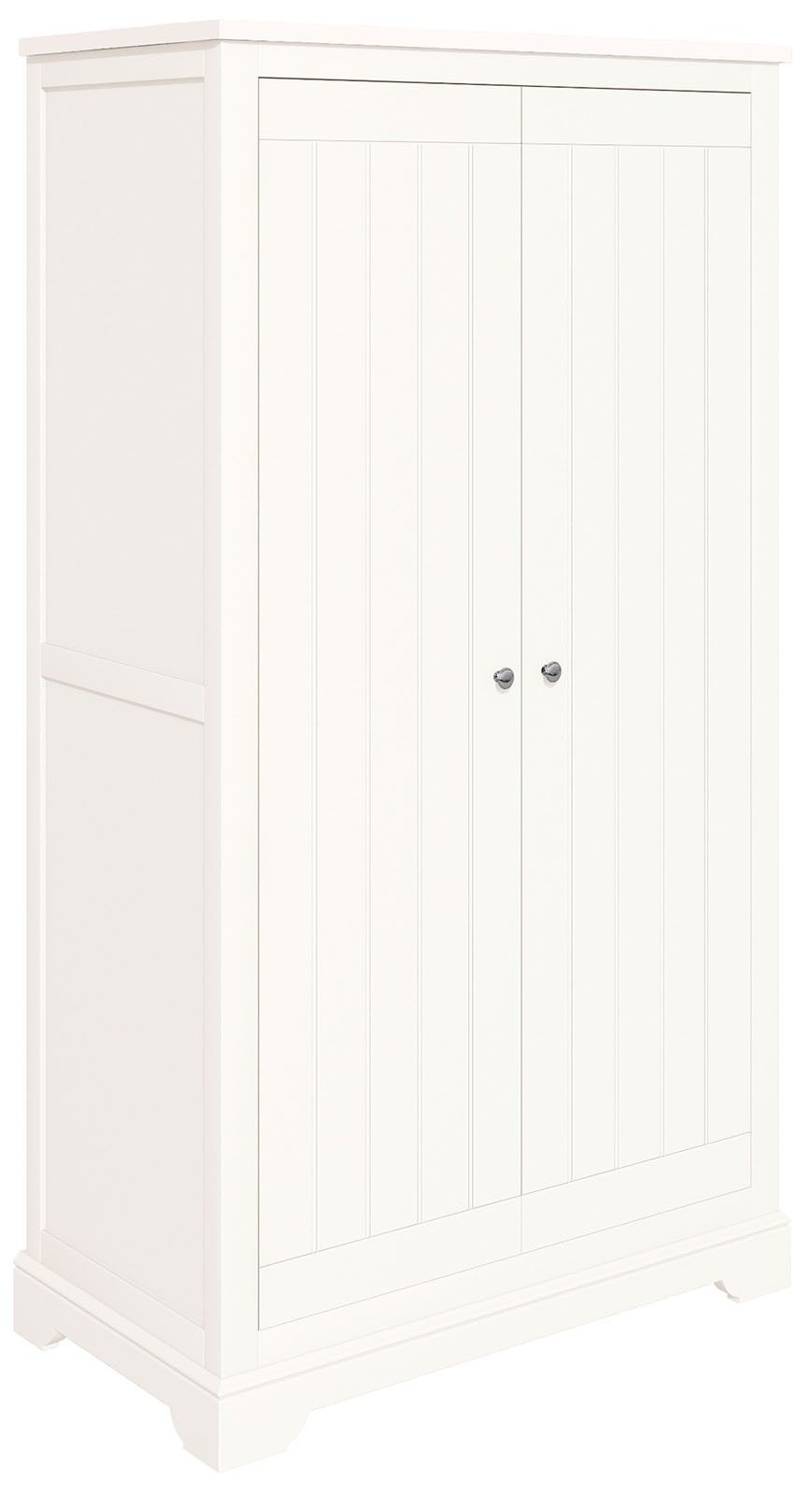 Lily White Painted Wardrobe With 2 Doors