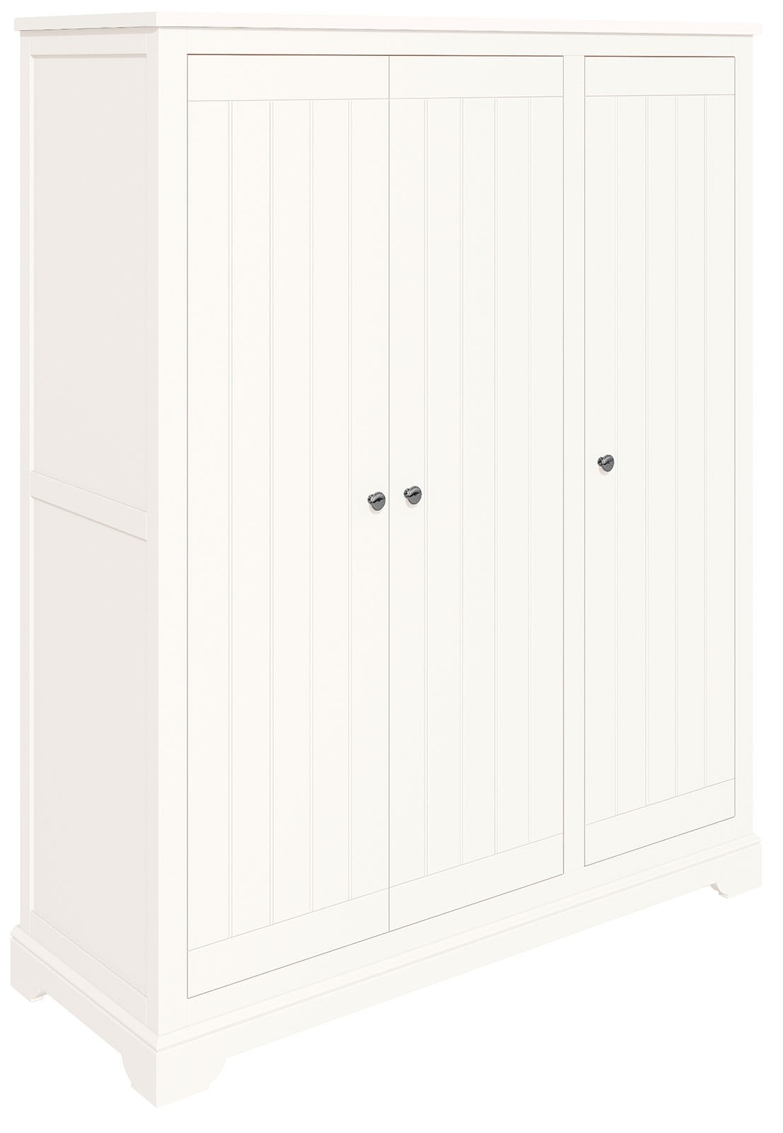 Lily White Painted Wardrobe With 3 Doors