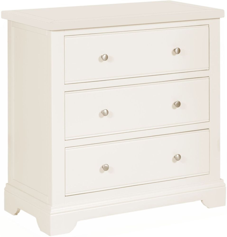 Lily White Painted 3 Drawer Chest