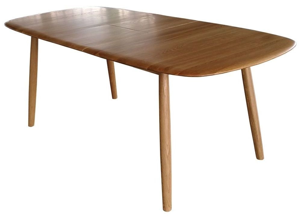 Malmo Oak Dining Table 160cm Seats 6 Diners Extending Rectangular Top