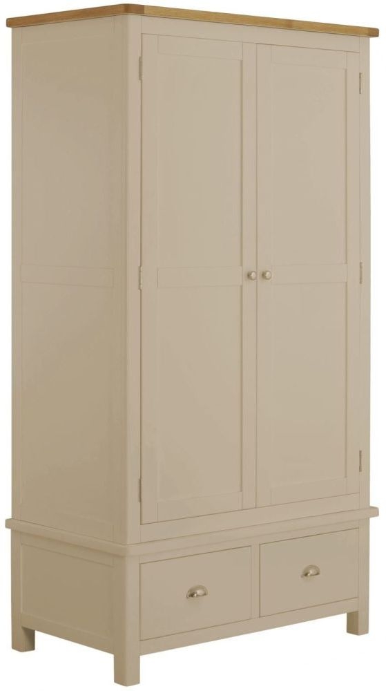 Portland Pebble Painted Gents Wardrobe