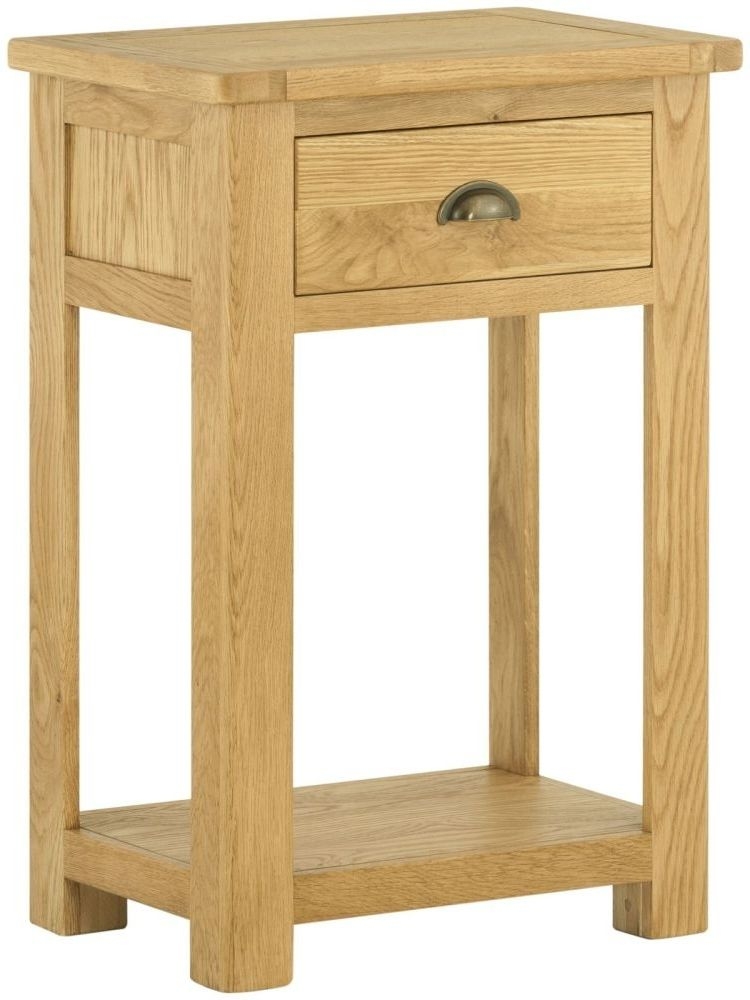 Portland Oak Console Table