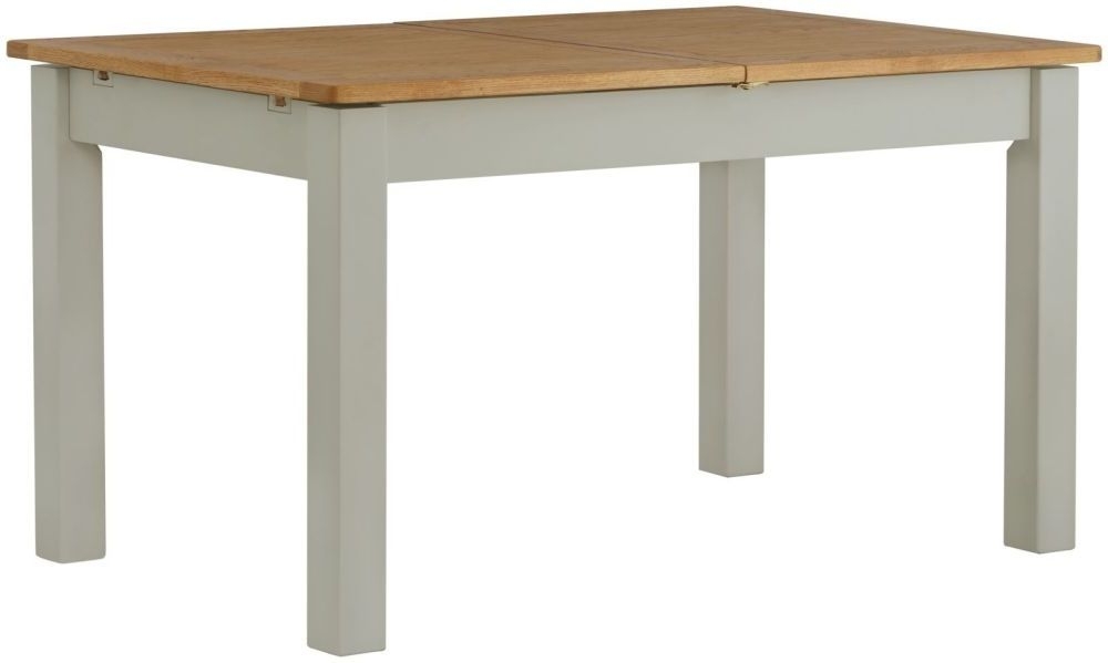 Portland Stone Painted 120cm200cm Draw Leaf Extending Dining Table