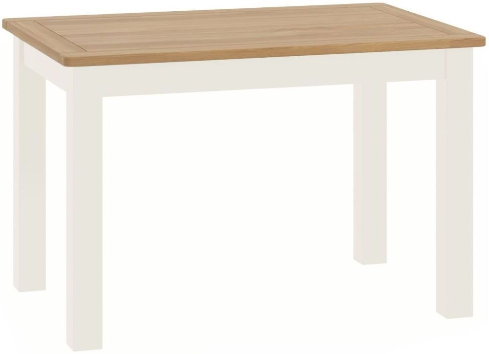 Portland Ivory White Painted 120cm Dining Table