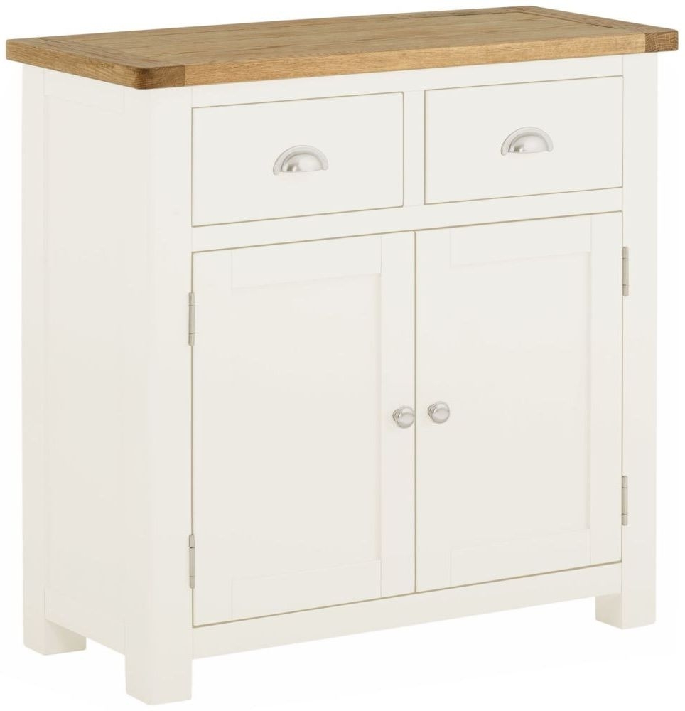 Portland Ivory White Painted 2 Door Sideboard