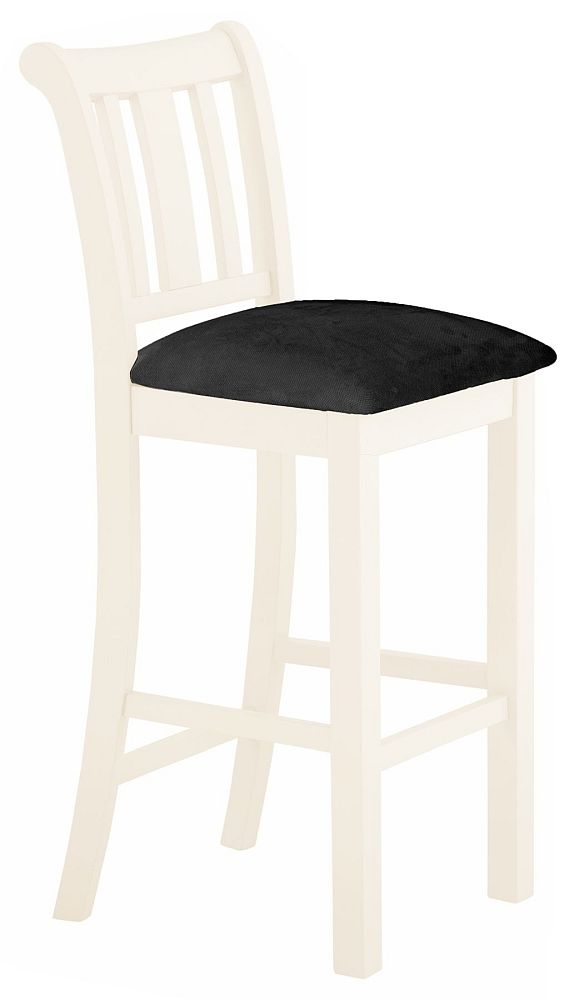 Portland Ivory White Painted Bar Stool Sold In Pairs
