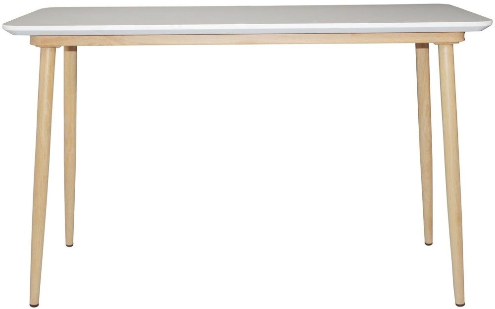 Product photograph of Portofino White And Oak Console Table from Choice Furniture Superstore