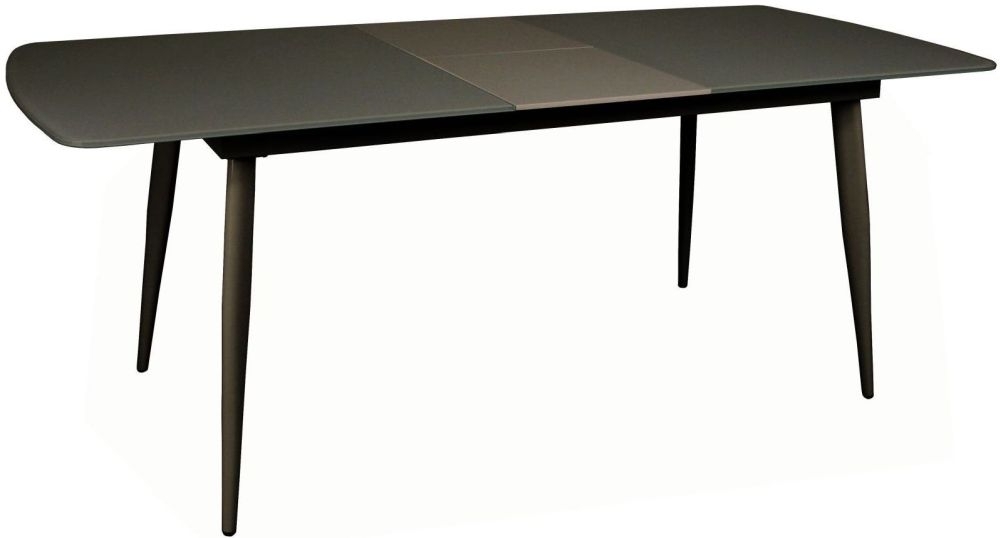 Riva Grey And Glass 160cm200cm Extending Dining Table