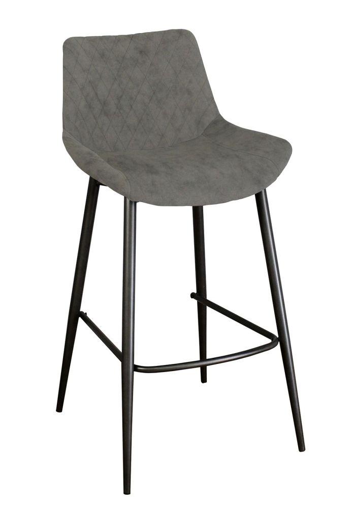 Sigma Antique Grey Bar Stool Sold In Pairs