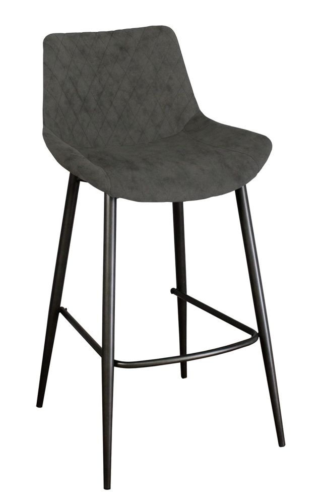 Sigma Shadow Grey Bar Stool Sold In Pairs