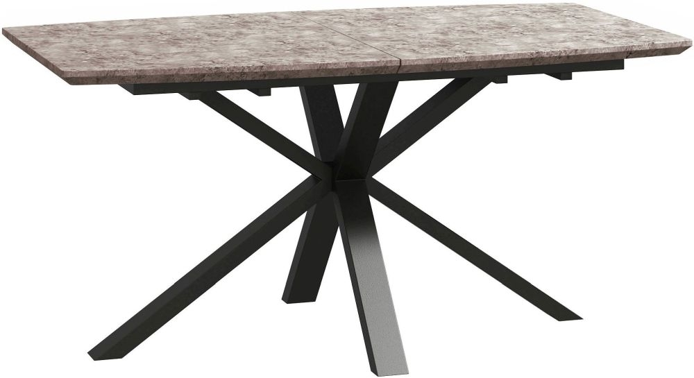 Tetro Concrete Effect 160cm210cm Extending Dining Table