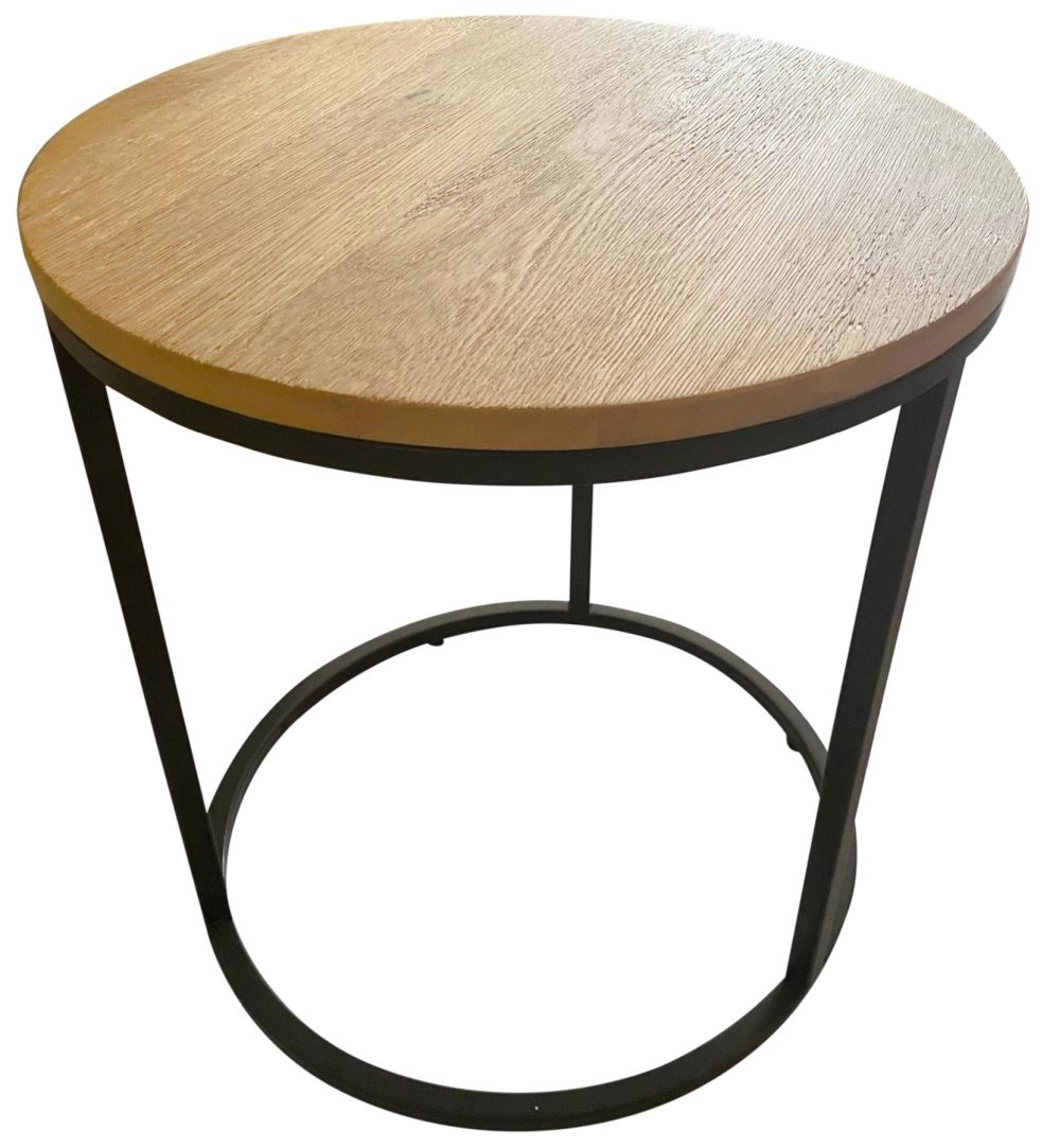 Trend Oak Round Lamp Table