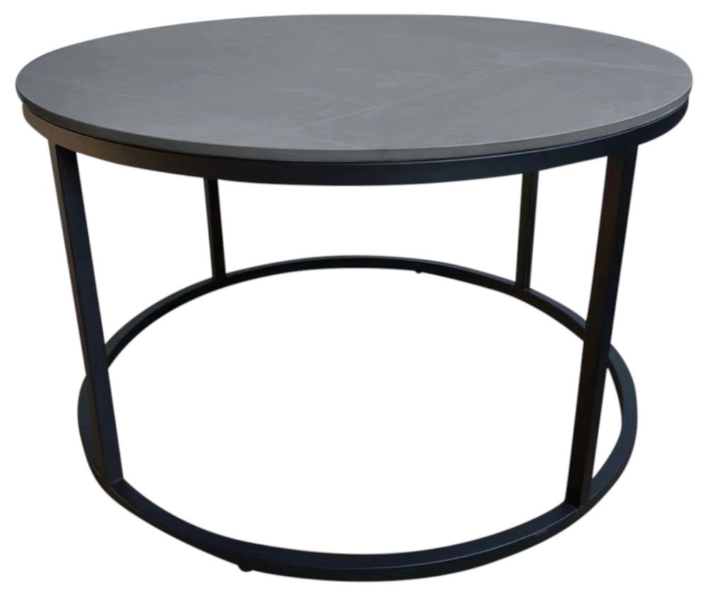Zeus Sintered Stone Round Coffee Table