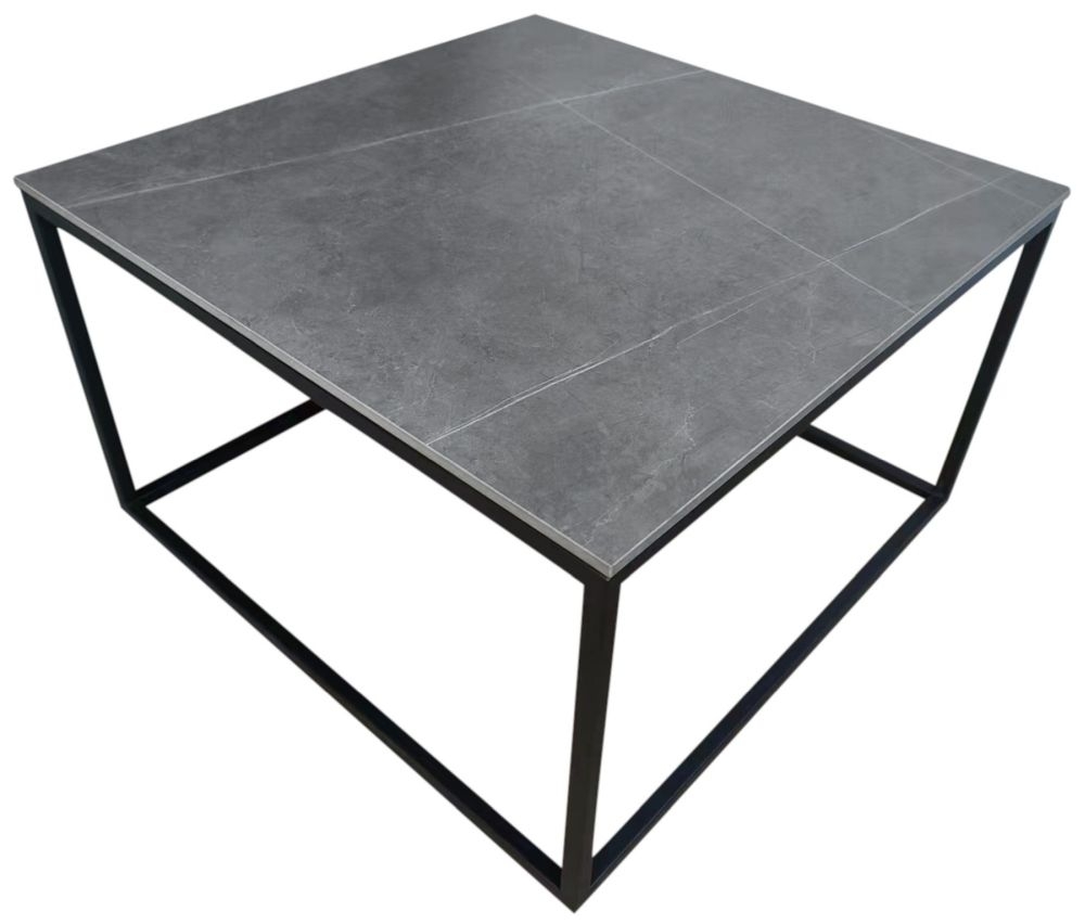 Zeus Sintered Stone Square Coffee Table