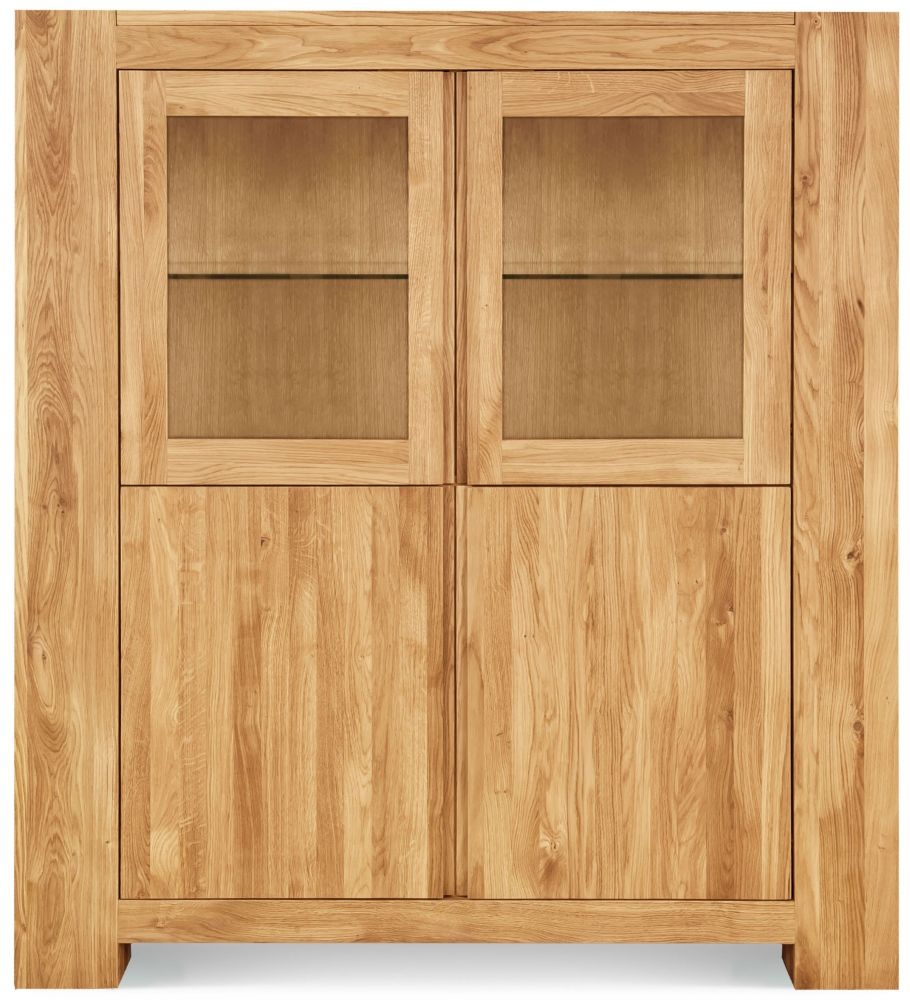 Clemence Richard Massive Oak Display Cabinet