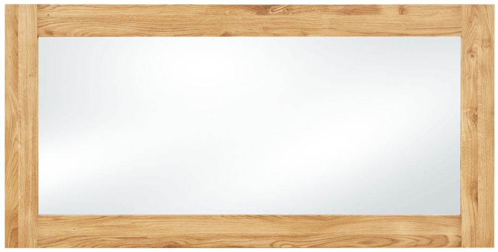 Clemence Richard Massive Oak Rectangular Mirror 150cm X 75cm