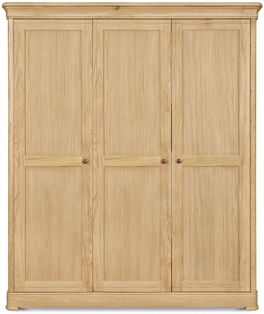 Clemence Richard Moreno Oak 3 Door Wardrobe