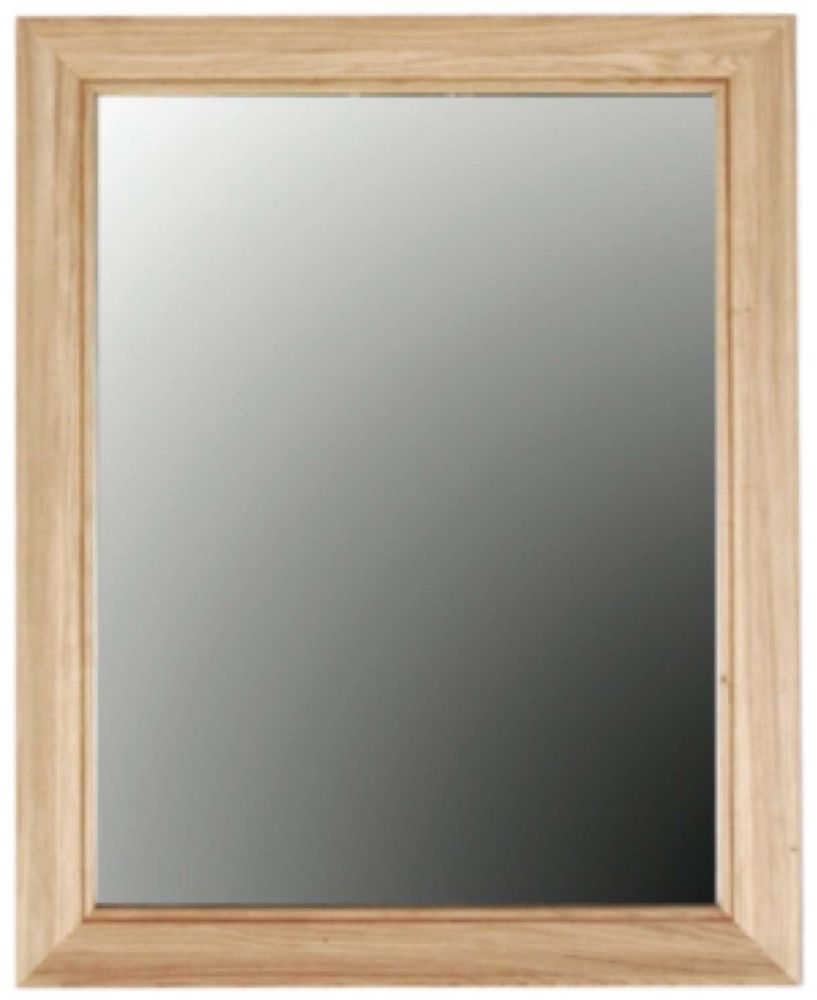 Clemence Richard Sorento Oak Rectangular Mirror 80cm X 100cm