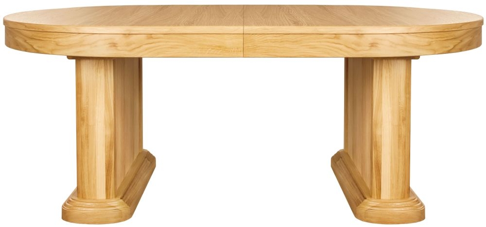 Clemence Richard Sorento Oak Oval Dining Table